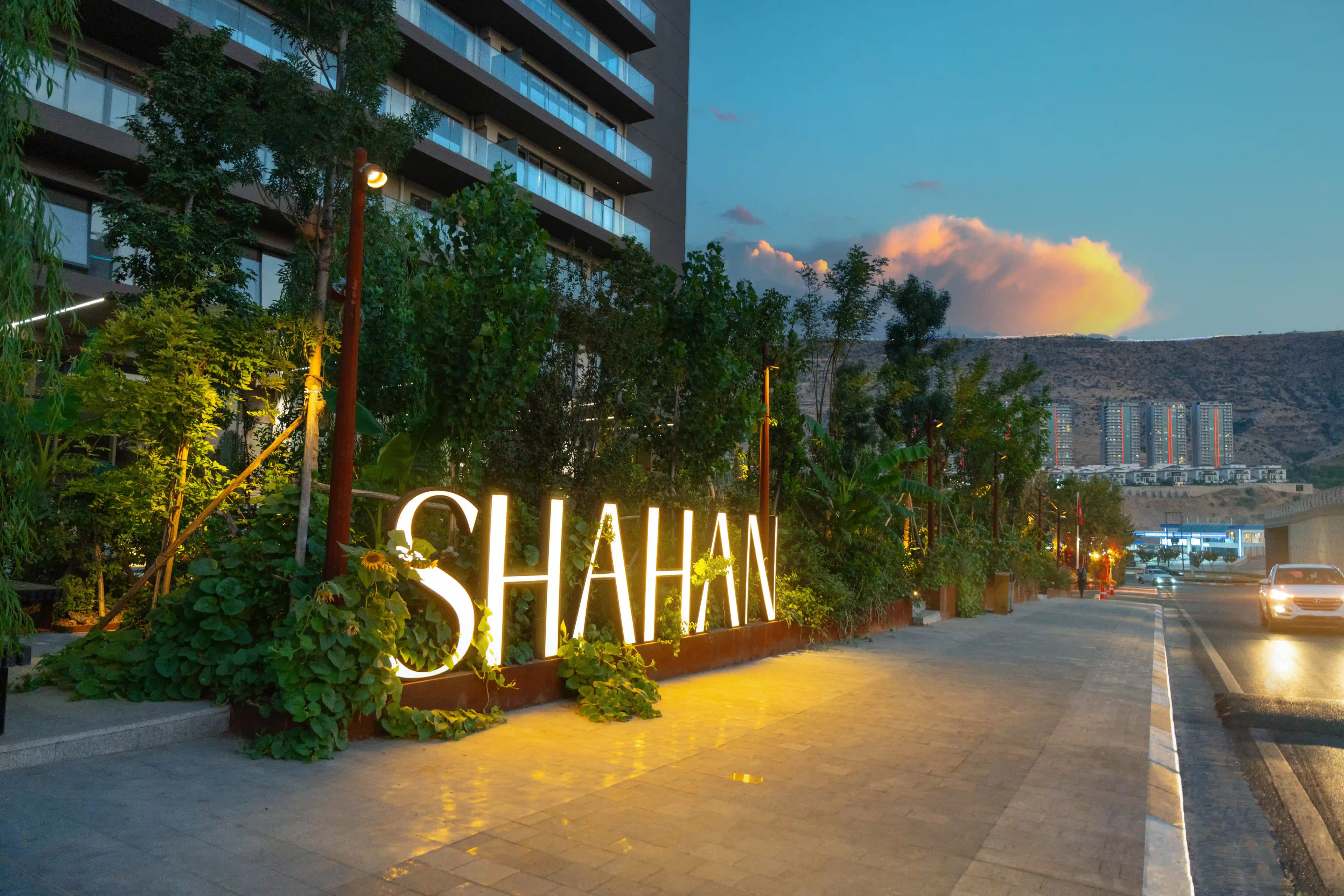 Shahan Tower night view